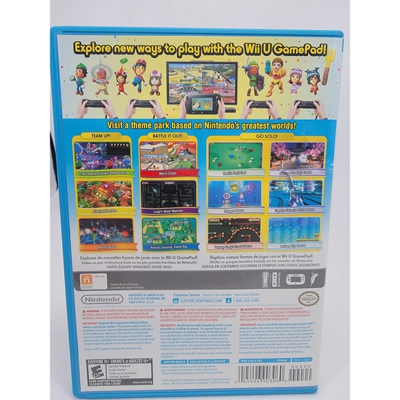 Nintendo Land Nintendo Wii U Complete W/ Manual Tested Condition - Picture 2 of 6